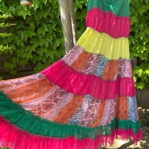 Fun floral summer dress